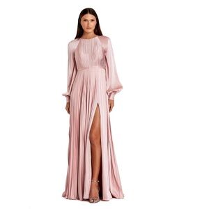 Elegant Pink Evening Gown